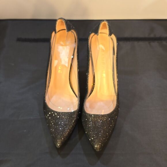 BRAND NEW RAMPAGE POINTED TOE SEQUINS HIGH HEEL STILETTOS WOMEN"S SHOE - Picture 2 of 15